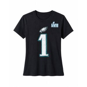 Jalen Hurts Super Bowl Nike Women’s Fitted Jersey Tee | Medium |